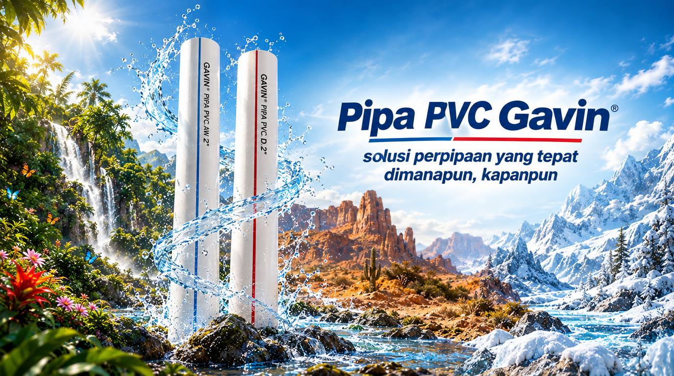 Pipa PVC Gavin - Solusi Perpipaan yang Tepat Dimanapun, Kapanpun