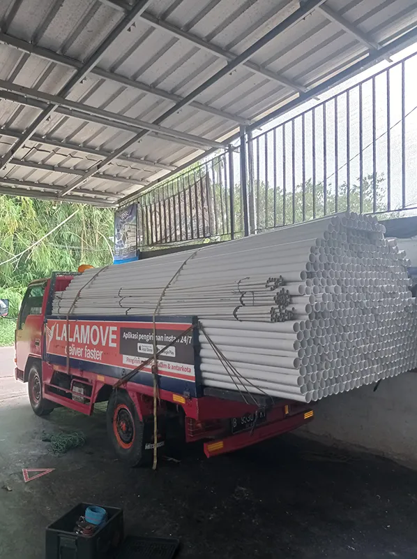 Pengiriman pipa PVC Gavin