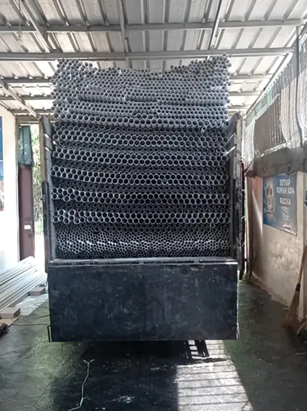 Pengiriman pipa PVC Gavin