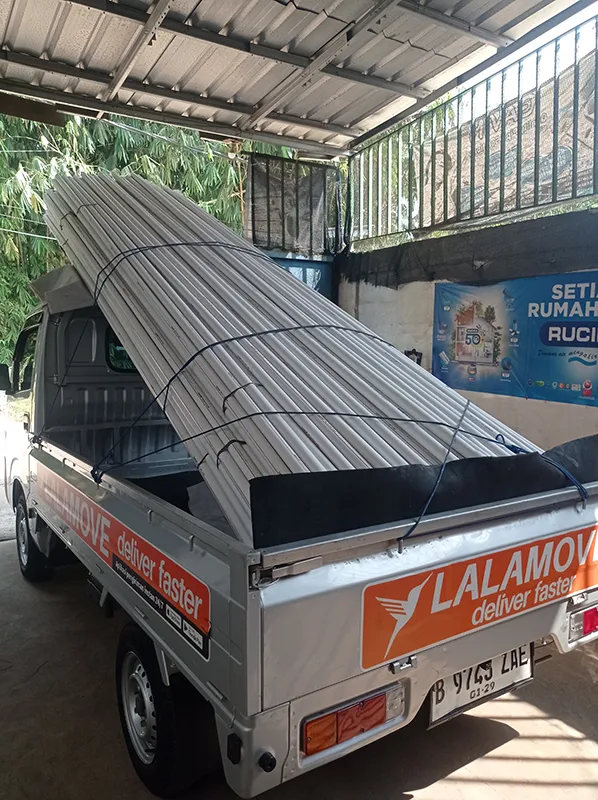 Pengiriman pipa PVC Gavin